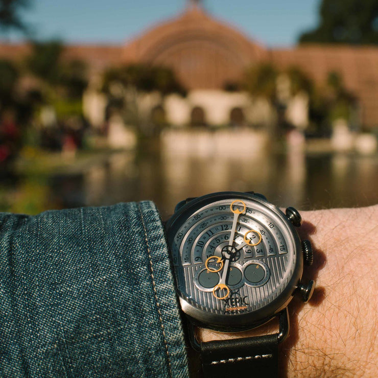 Xeric Halograph Chrono Sapphire Gunmetal Orange