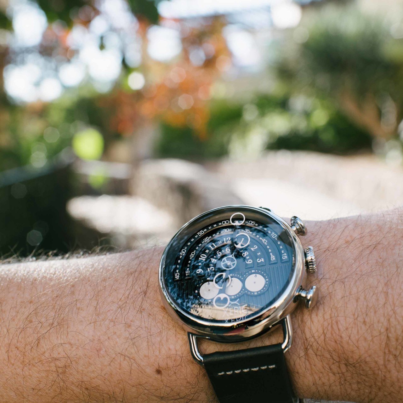 Xeric Halograph Chrono Sapphire Silver Black | Xeric.com – Xeric