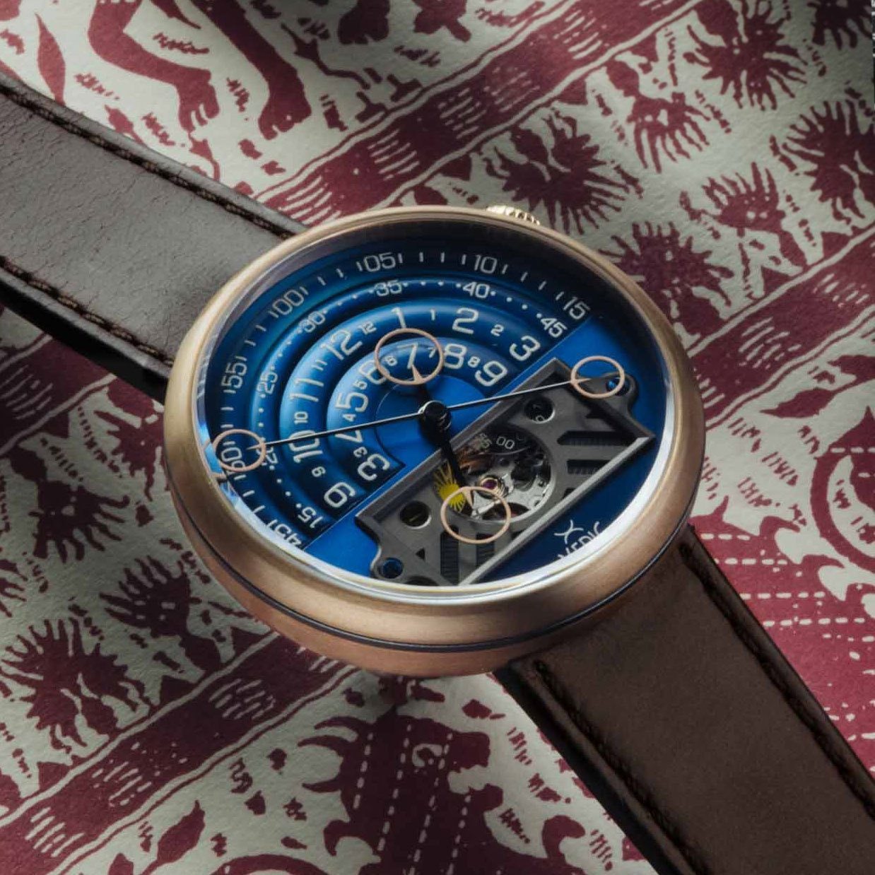 超レア XERIC 自動巻き Decypher Blue Orange Limited Edition 未使用 
