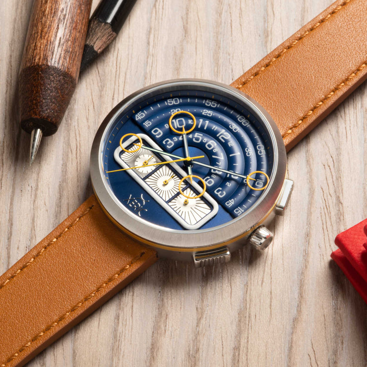 Halograph II Chrono Blue Tan