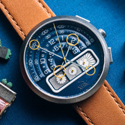 Halograph II Chrono Blue Tan