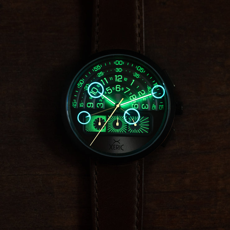 Halograph II Chrono Gunmetal Brown