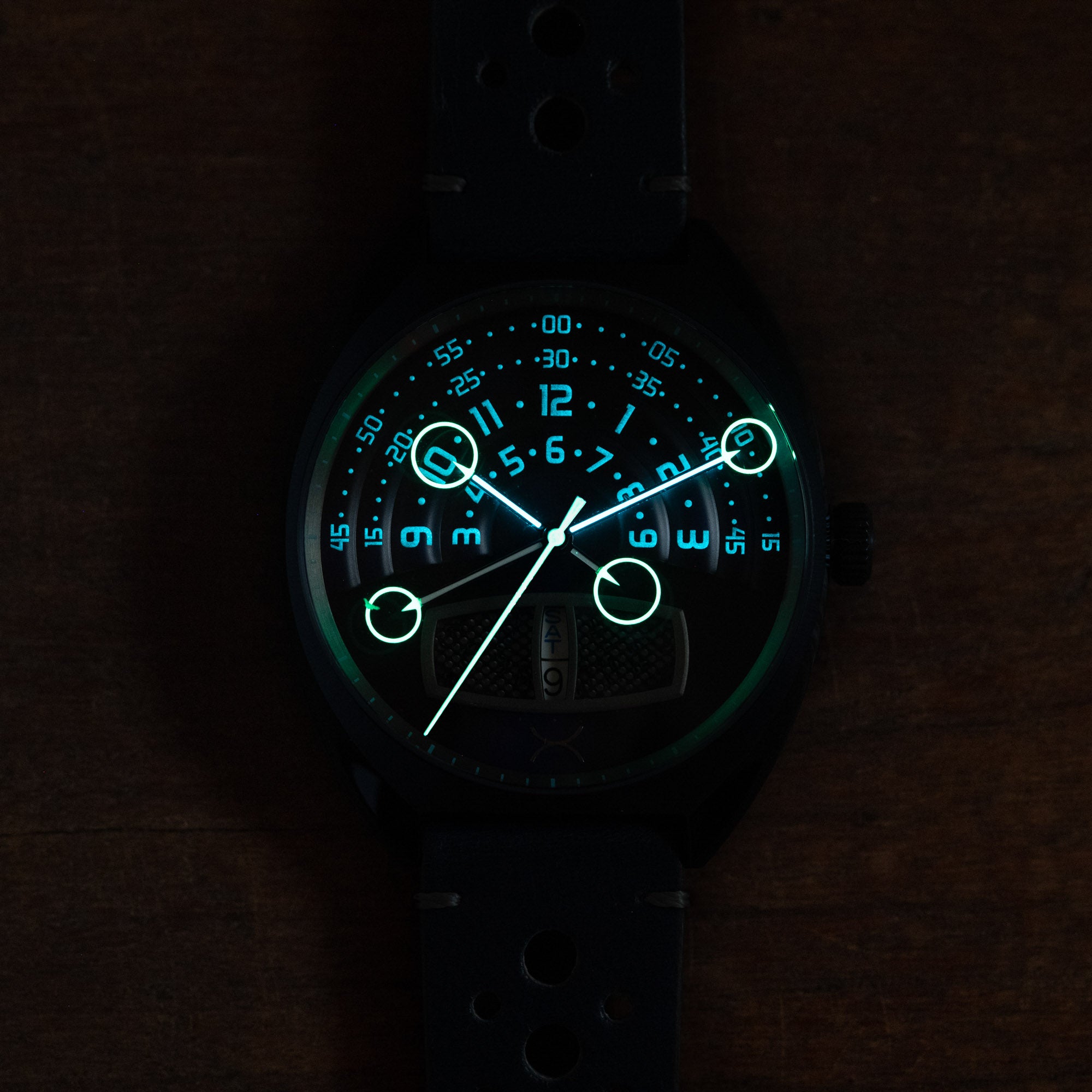 Halograph III Automatic Deep Blue | Xeric.com – Xeric Watches