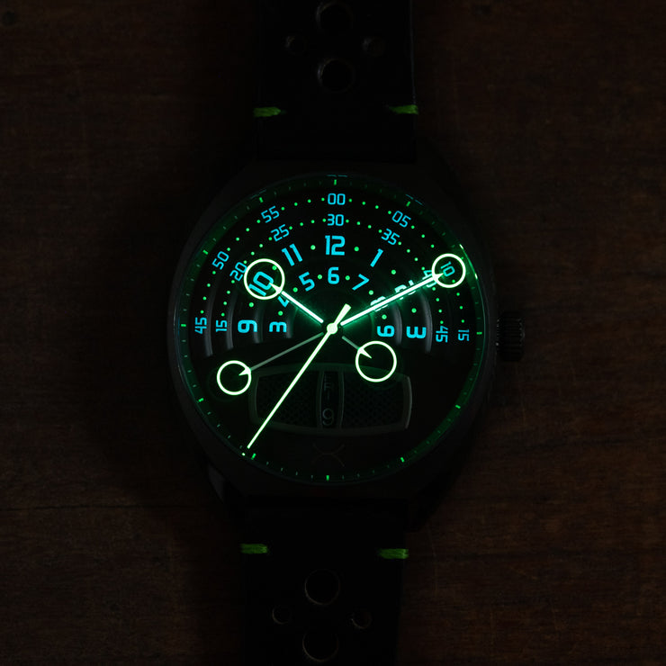 Halograph III Automatic Gunmetal Lime