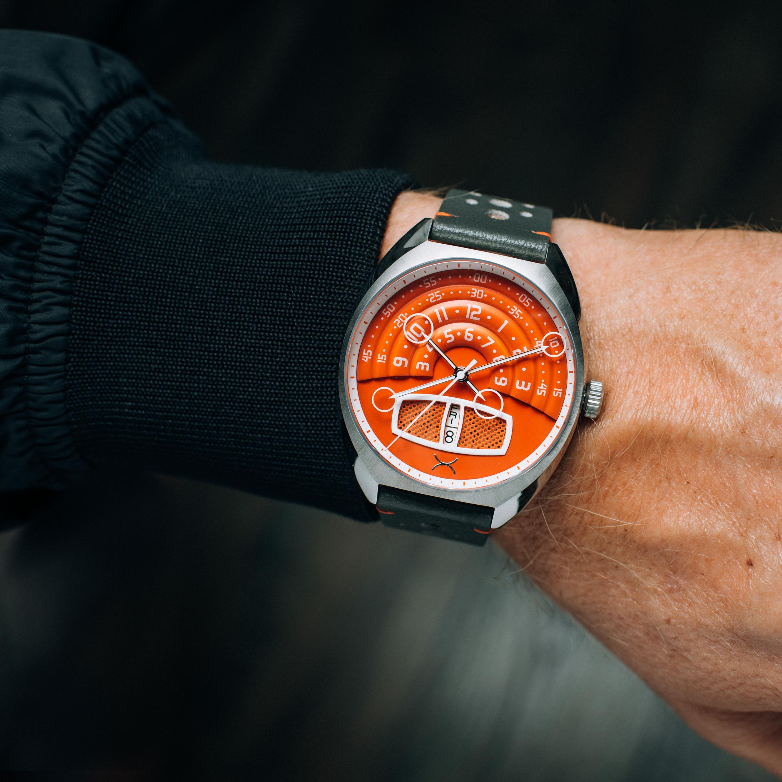 Halograph III Automatic Racing Orange | Xeric.com – Xeric Watches