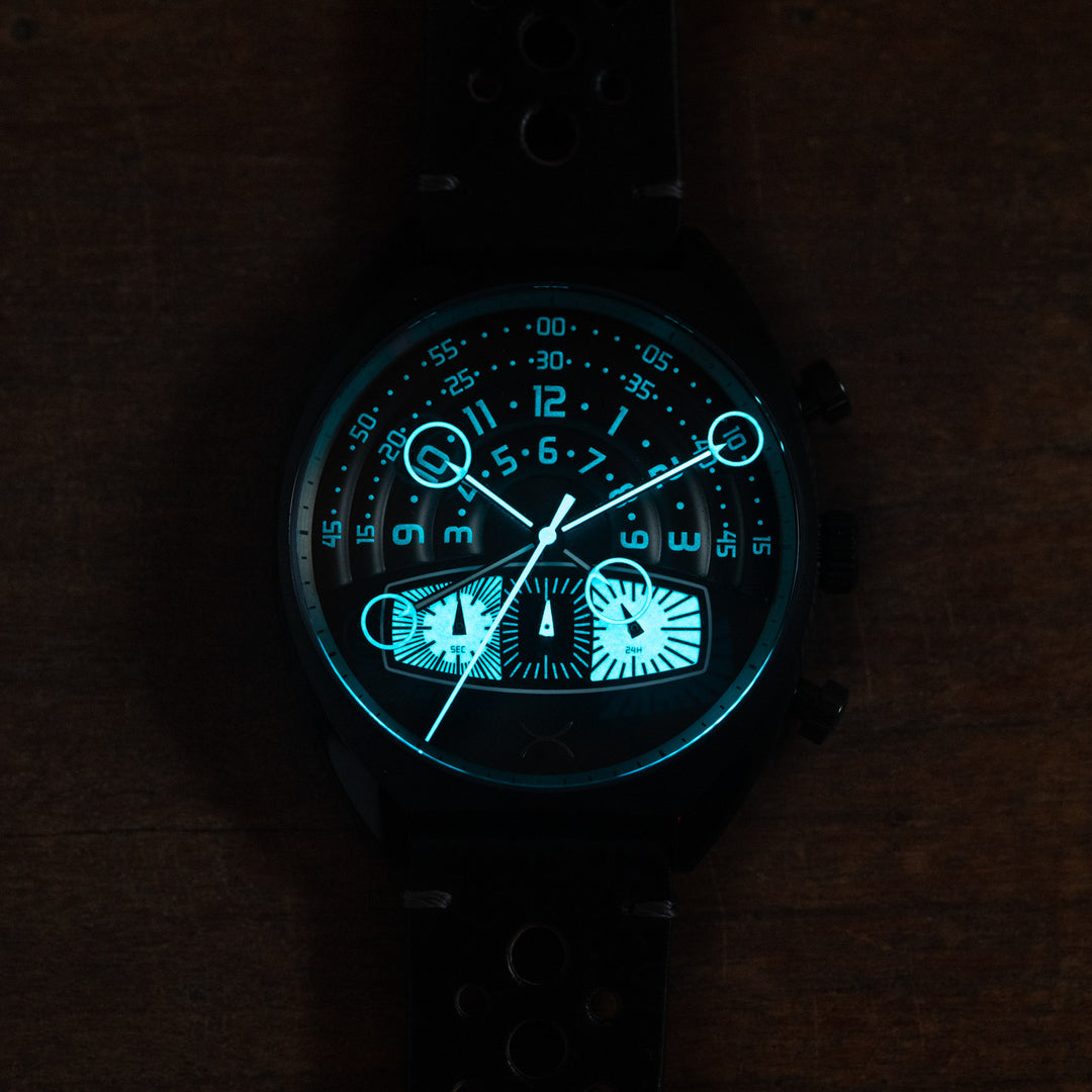 Halograph III Chrono Reverse Panda | Xeric.com – Xeric Watches