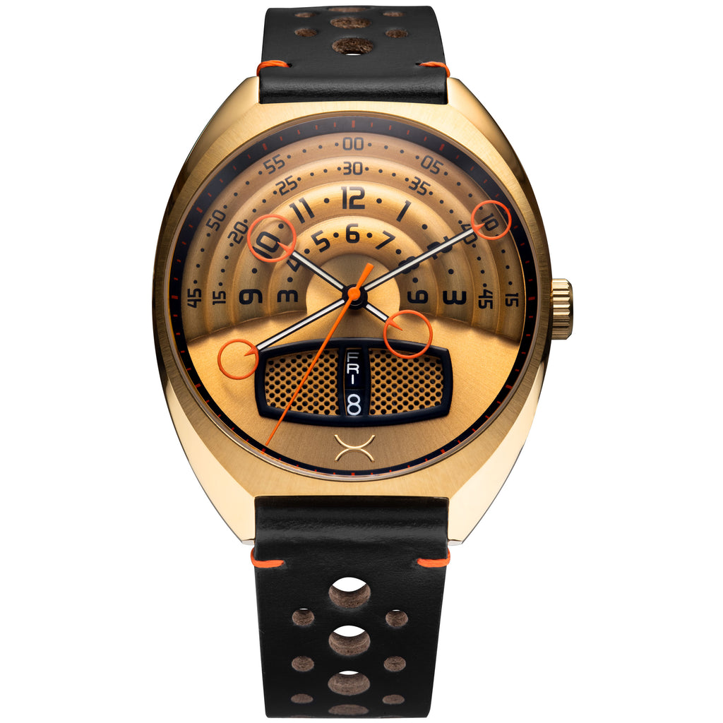 Halograph III Automatic Vintage Gold | Xeric.com – Xeric Watches