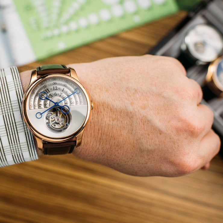 Halograph Tourbillon Collector's Edition Rose Gold Silver