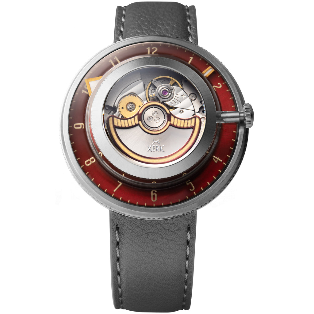 Invertor Automatic Oxblood Gray Limited Edition | Xeric.com