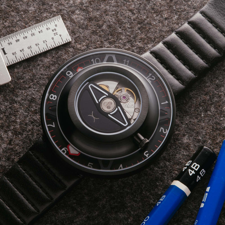 Invertor Automatic Prototype 2 All Black Red