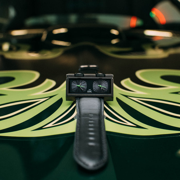 Leadfoot Automatic Gunmetal Lime Limited Edition