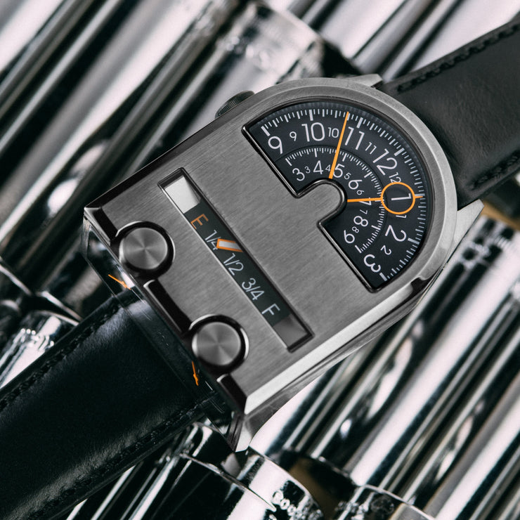 Leadfoot Automatic Gunmetal Orange Limited Edition