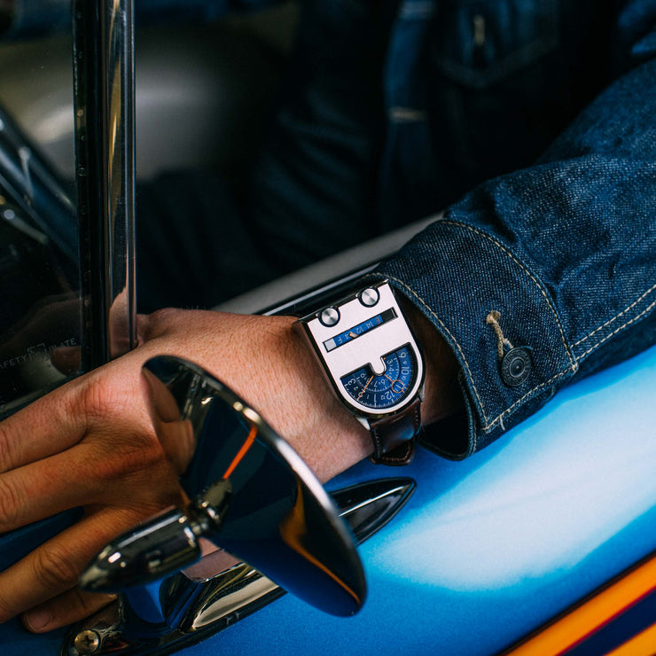 Leadfoot Automatic Silver Navy Limited Edition