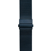 Xeric 22mm Blue PVD Mesh Bracelet with Deployant Clasp