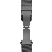 Xeric 22mm Gunmetal PVD Mesh Bracelet with Deployant Clasp