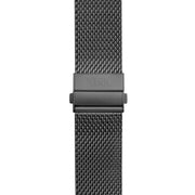 20mm Gunmetal PVD Mesh Bracelet with Deployant Clasp