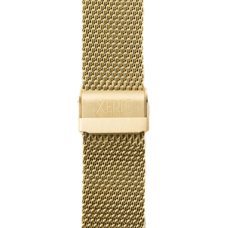 Xeric 22mm Gold PVD Plated Mesh Strap