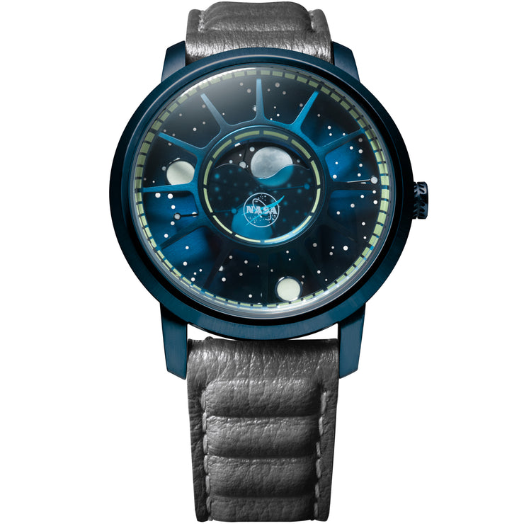 NASA Apollo 15 American Moonphase Blue Supernova