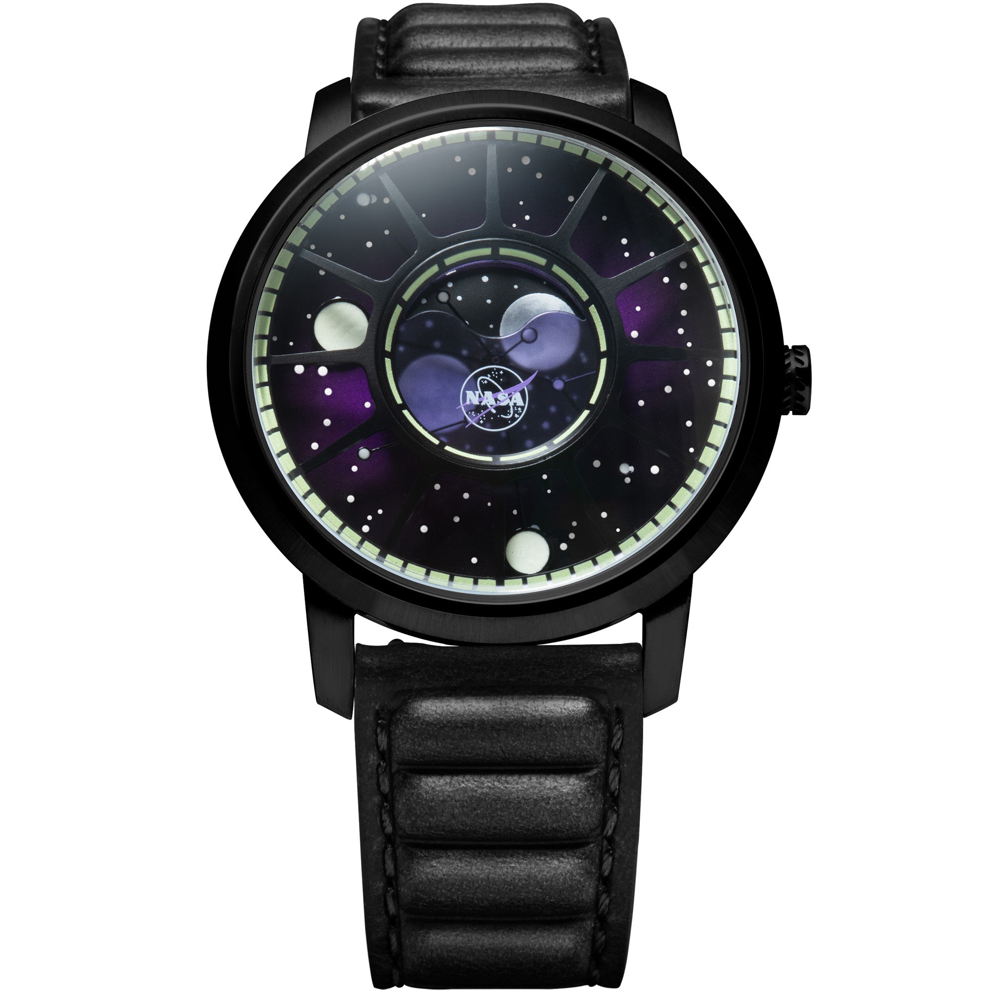 NASA Apollo 15 American Moonphase Deep Space Purple | Xeric.com