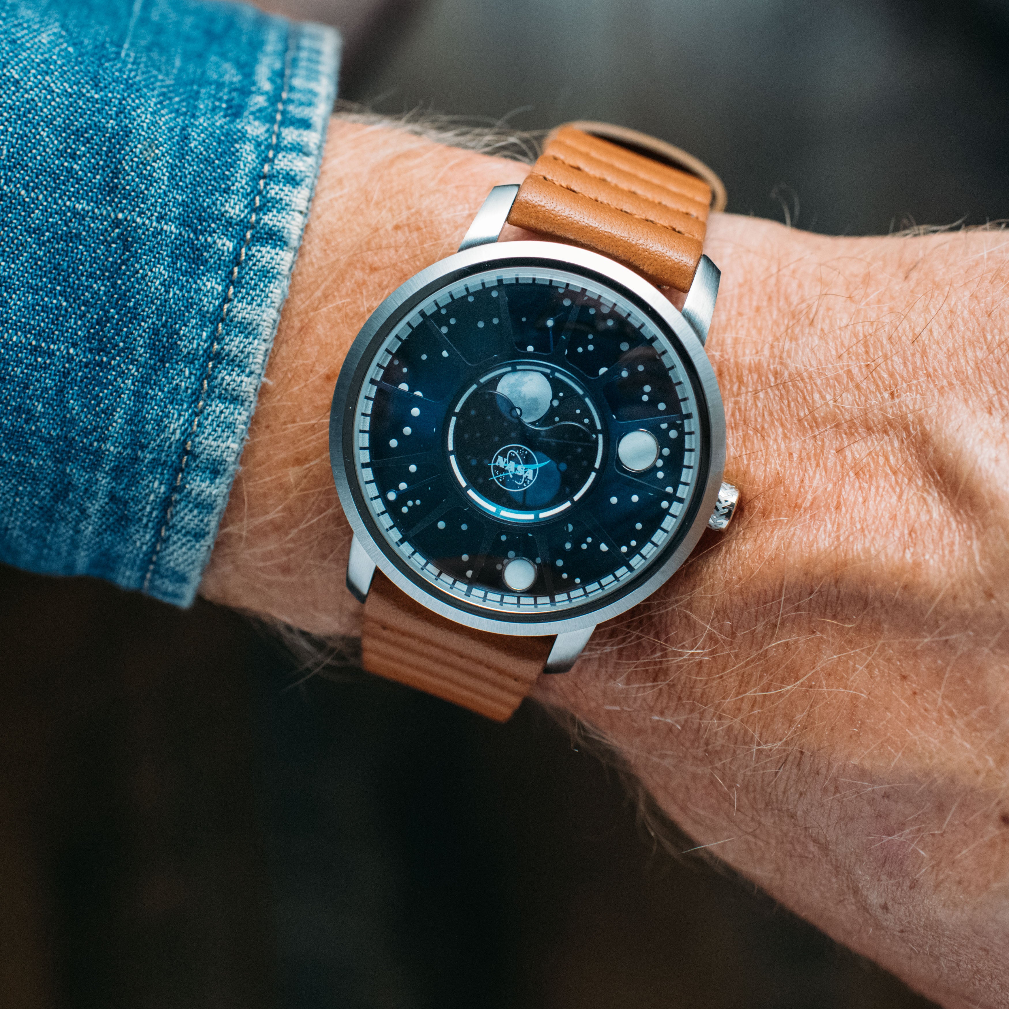 NASA Apollo 15 American Moonphase Blue Moon | Xeric.com – Xeric