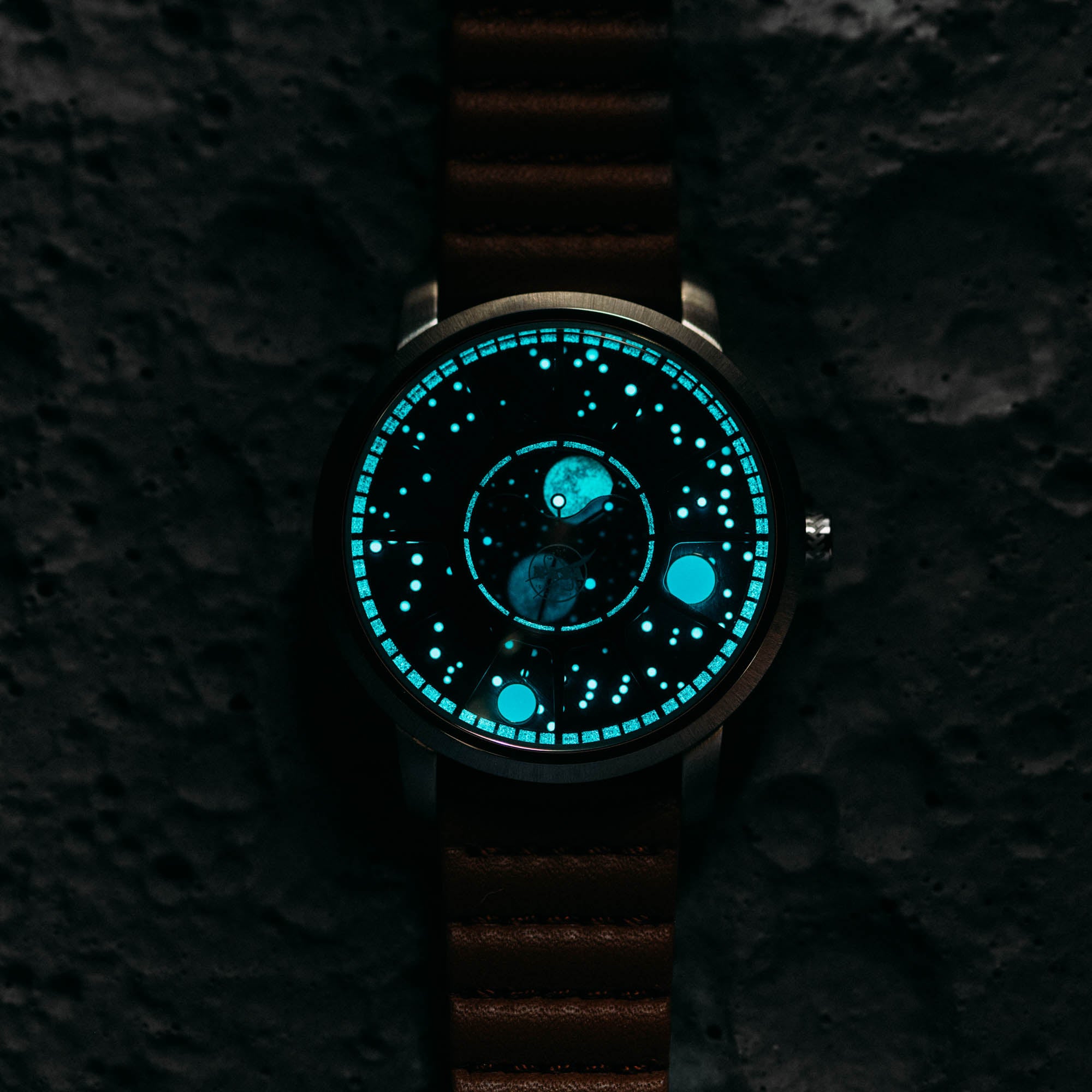 NASA Apollo 15 American Moonphase Blue Moon | Xeric.com – Xeric