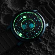 NASA Apollo 15 American Moonphase Blue Supernova