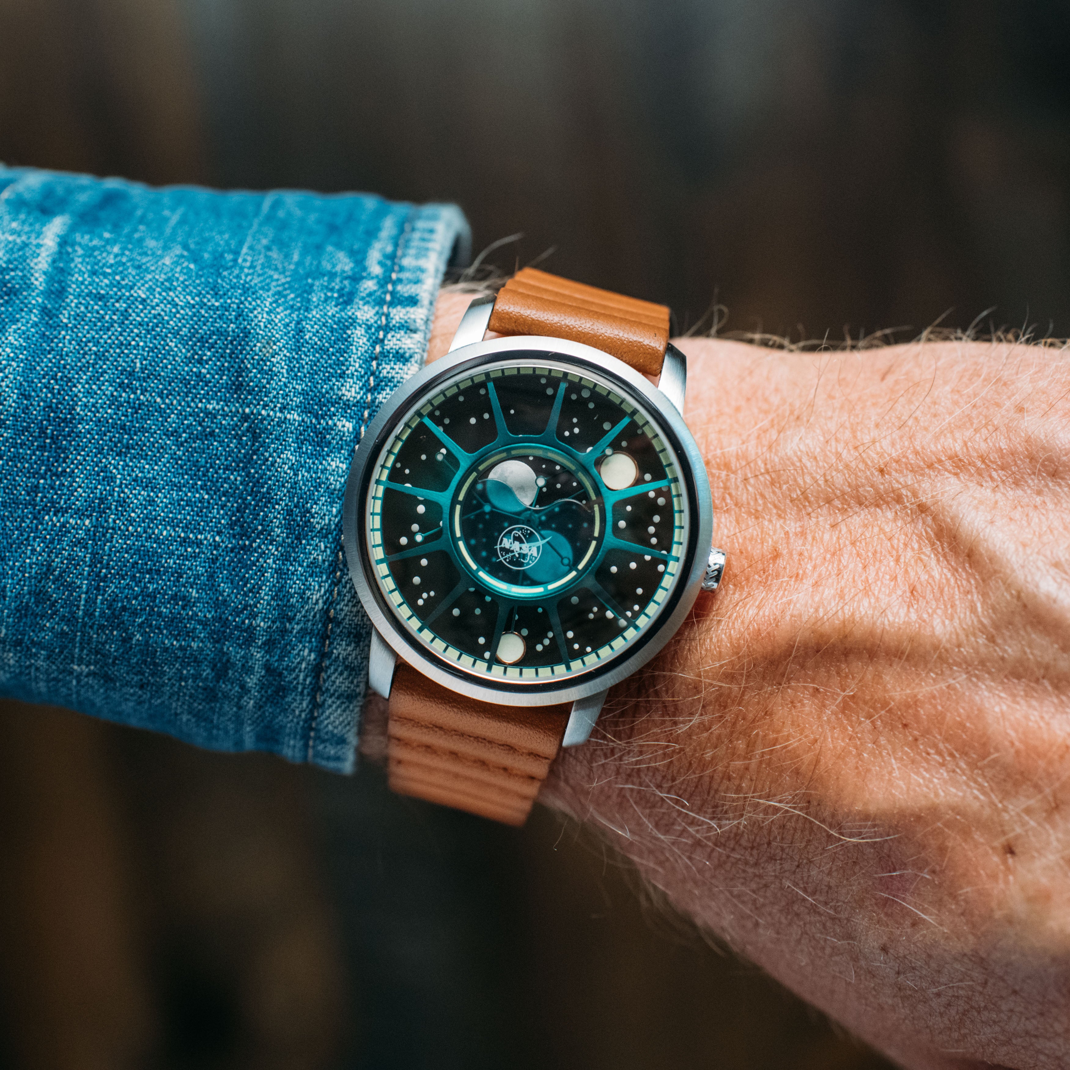 NASA Apollo 15 American Moonphase Quasar | Xeric.com – Xeric Watches