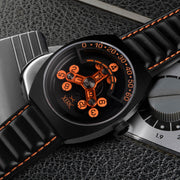 Scrambler Automatic Wandering Hour Black Orange