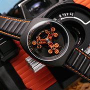 Scrambler Automatic Wandering Hour Black Orange