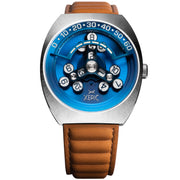 Scrambler Automatic Wandering Hour Blue Tan