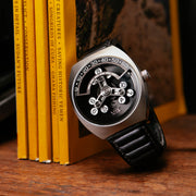 Scrambler Automatic Wandering Hour Steel Black