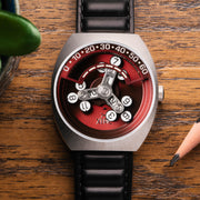 Scrambler Automatic Wandering Hour Black Oxblood