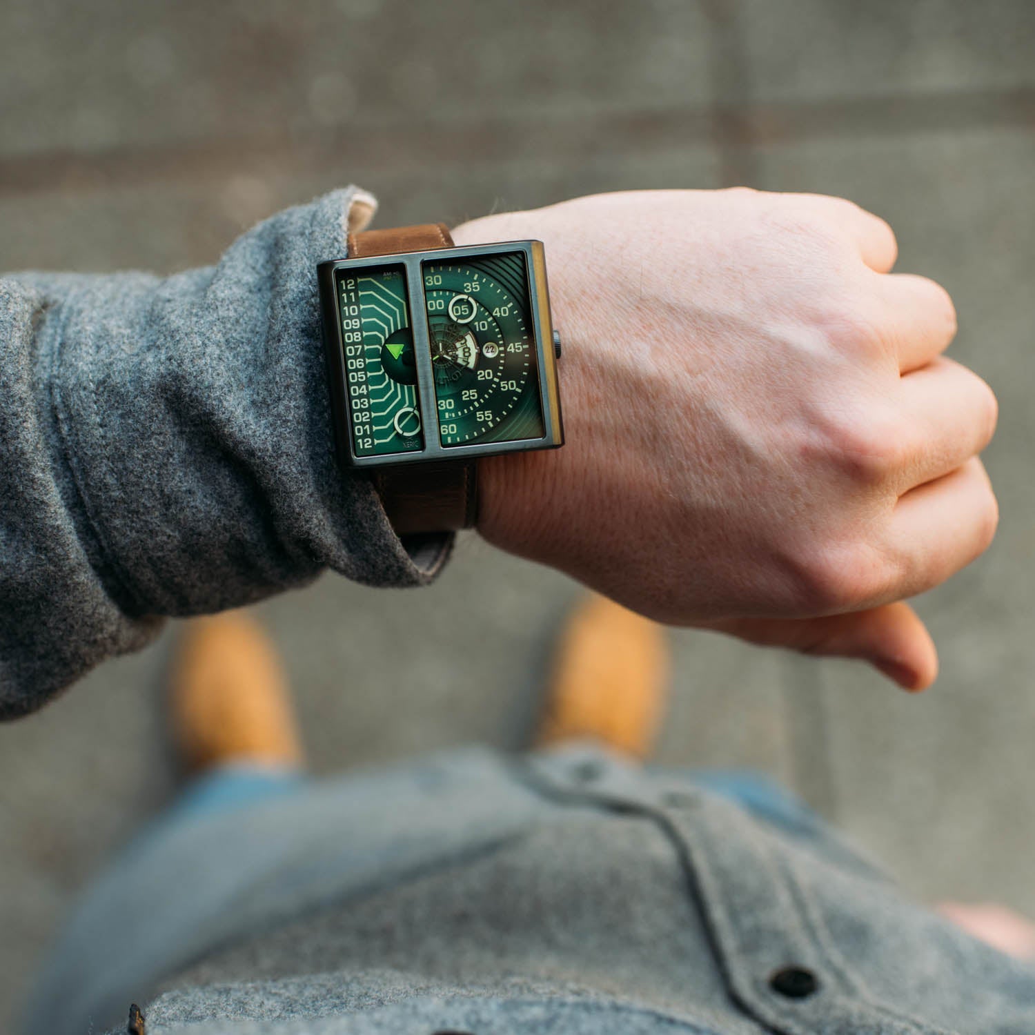 【Ricco】 Xeric Soloscope II Automatic Gunmetal Green | Xeric.com – Xeric