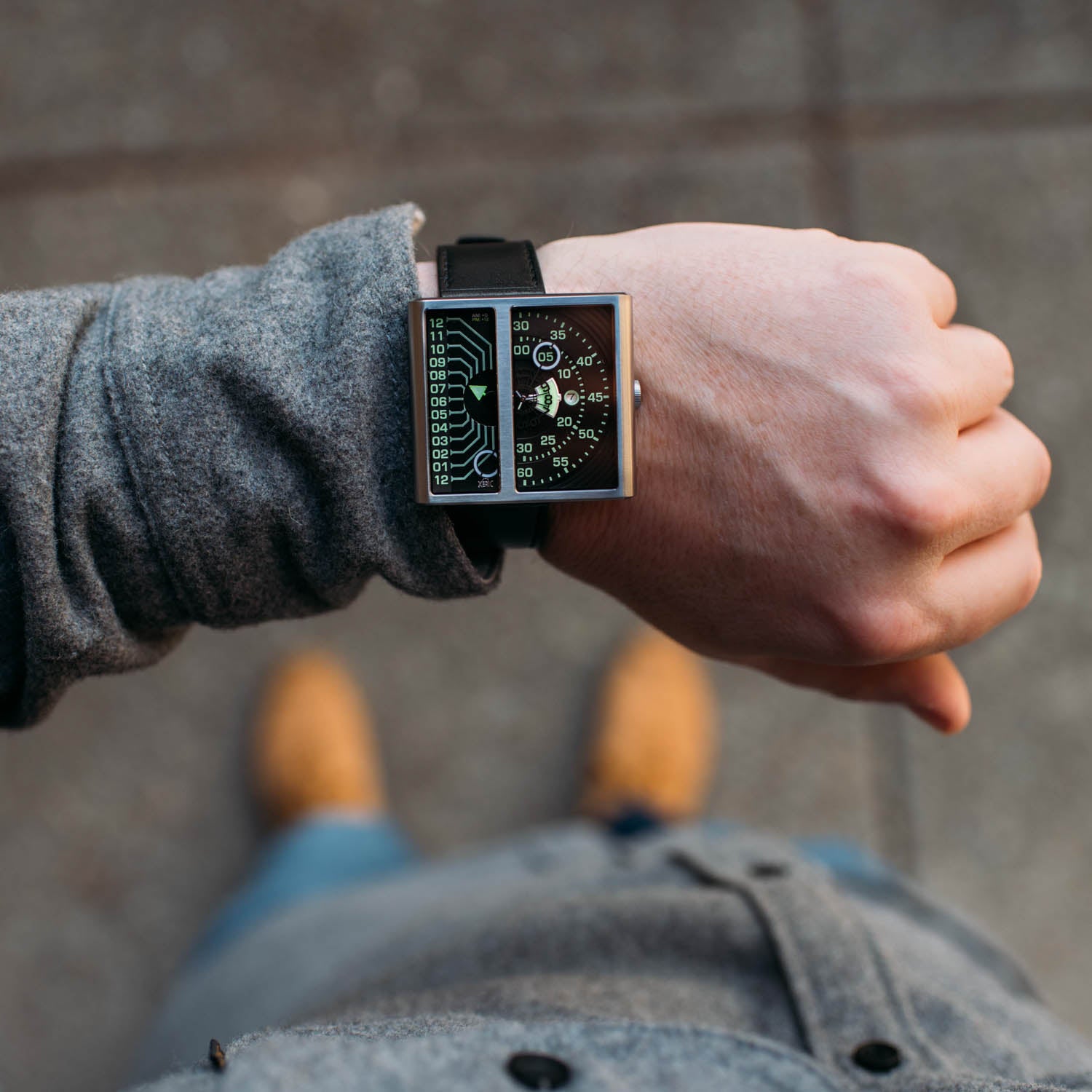 Xeric Soloscope II Automatic Steel Black | Xeric.com – Xeric Watches