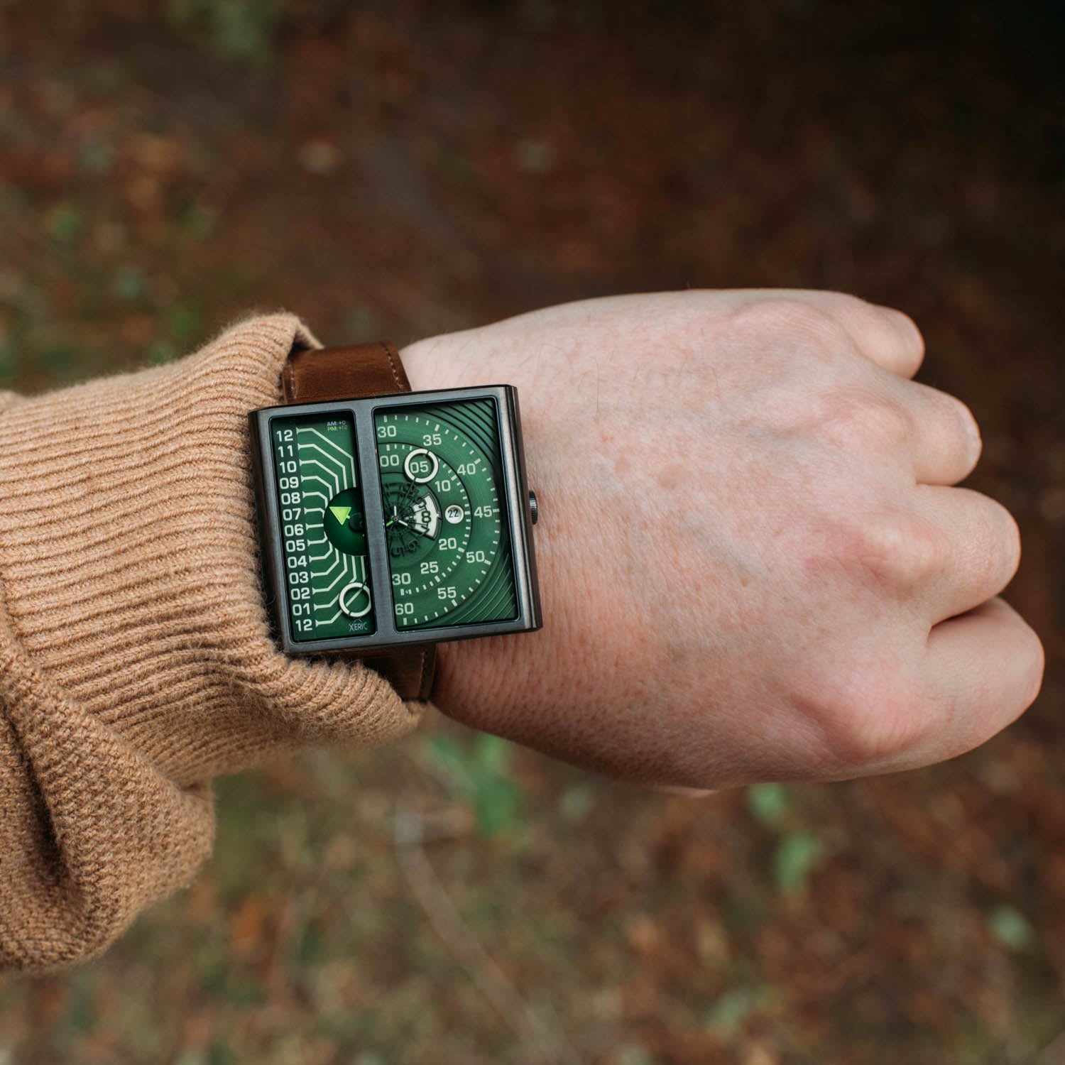 Xeric Soloscope II Automatic Gunmetal Green | Xeric.com – Xeric