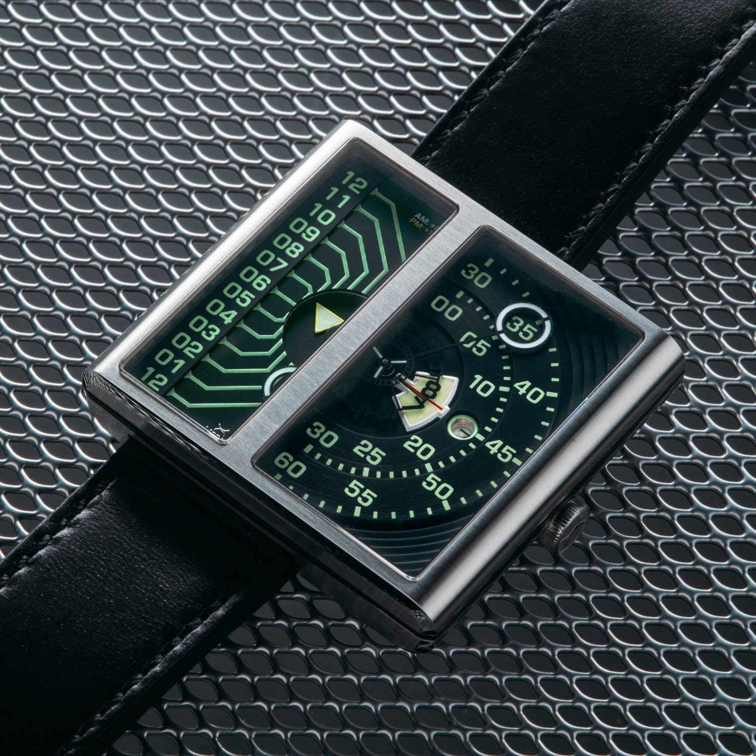 Xeric 腕時計 Soloscope II Automatic Xeric Soloscope II Automatic Steel Black | Xeric.com – Xeric Watches