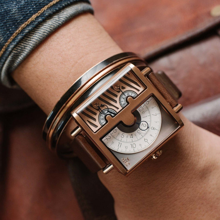 Xeric Soloscope SQ Rose Gold Brown
