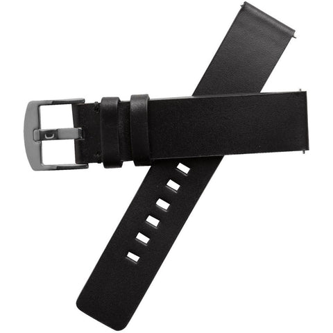 Xeric 20mm American Horween Black/Gun Leather Strap featured image