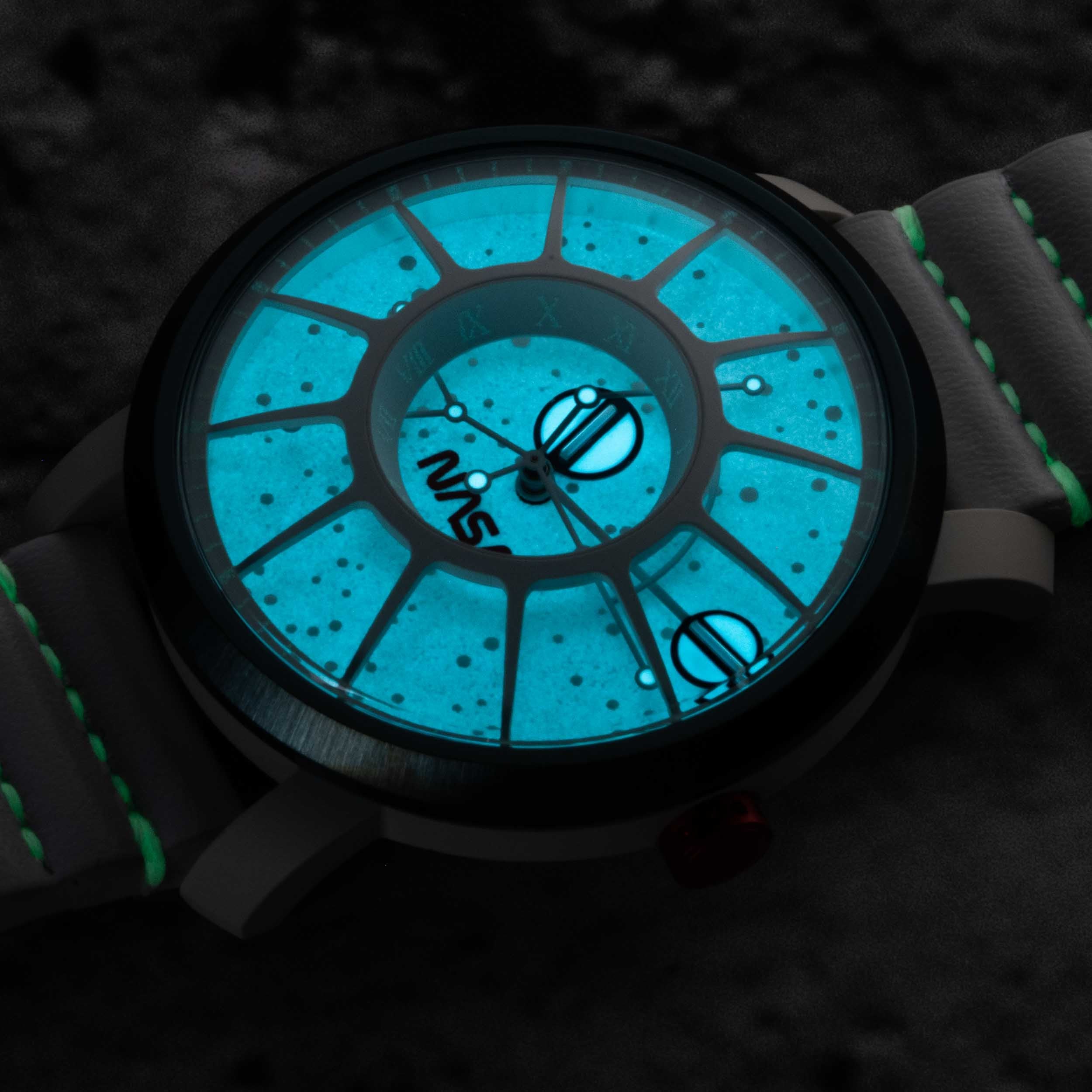 NASA Trappist-1 Automatic Sapphire Saturn V | Xeric.com – Xeric