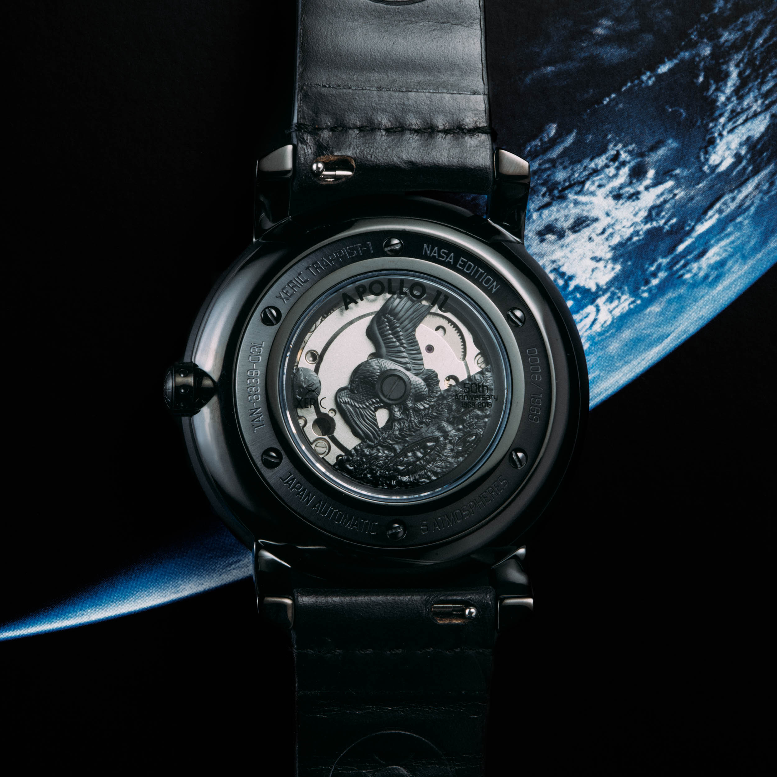 NASA Trappist-1 Automatic Sapphire Deep Space Purple | Xeric.com