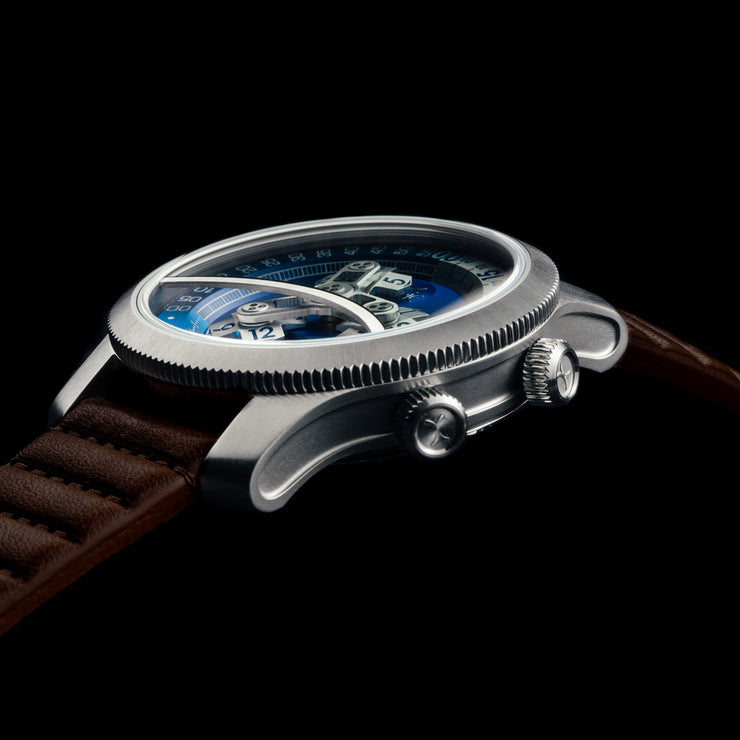 Vendetta Automatic Wandering Hour Blue Brown