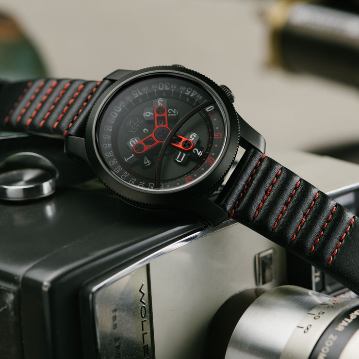 Vendetta Automatic Wandering Hour All Black Red