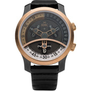 Vendetta Automatic Wandering Hour Rose Gold Black