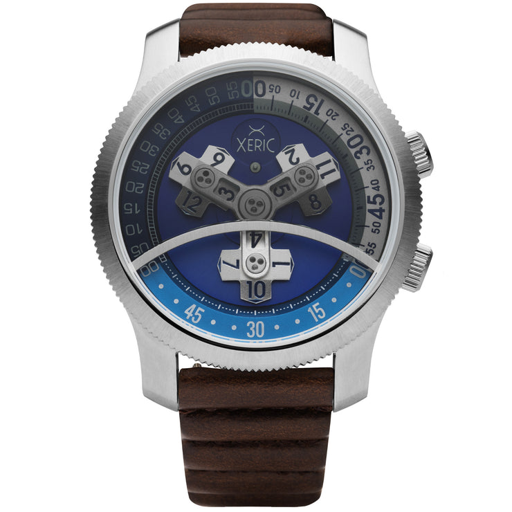 Vendetta Automatic Wandering Hour Blue Brown