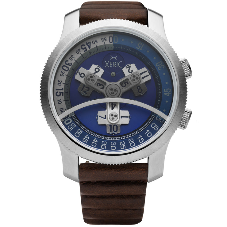 Vendetta Automatic Wandering Hour Blue Brown