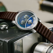 Vendetta Automatic Wandering Hour Blue Brown