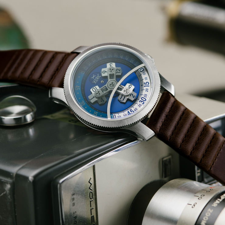 Vendetta Automatic Wandering Hour Blue Brown