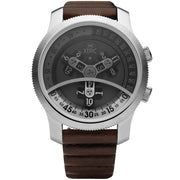 Vendetta Automatic Wandering Hour Silver Brown