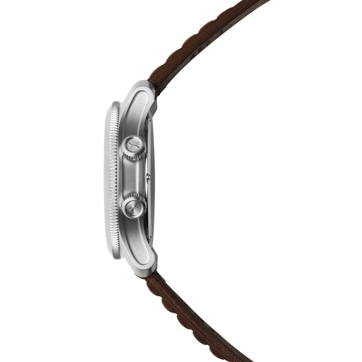 Vendetta Automatic Wandering Hour Silver Brown