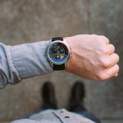Vendetta Automatic Wandering Hour Silver xeric pepsi wrist